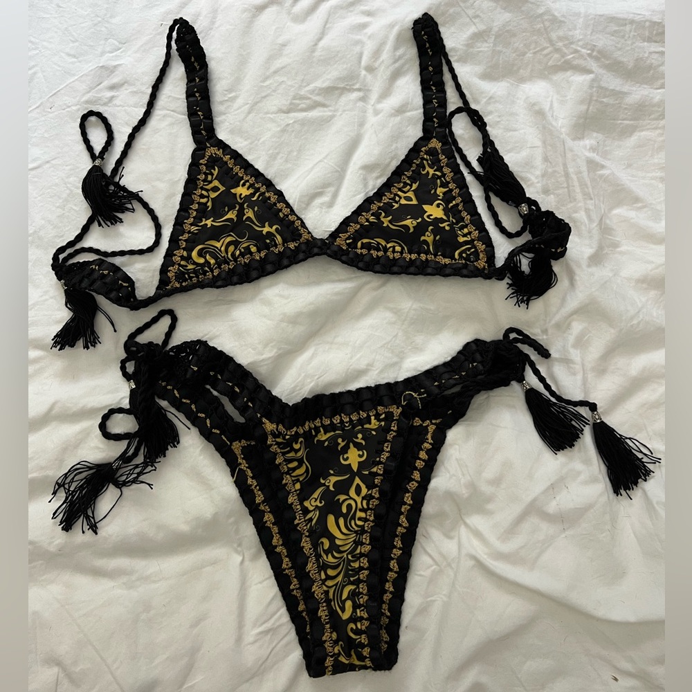Black and Gold Bikini